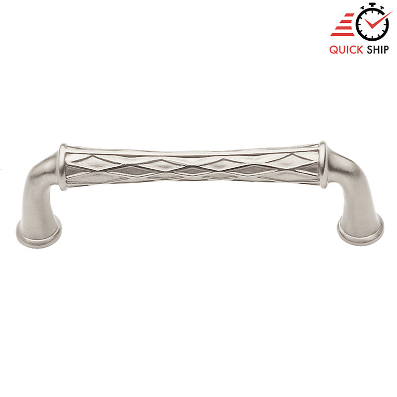 Couture 4" Center to Center Arch Pull, Satin Nickel, 4"