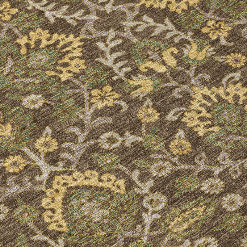 Machine Washable Indoor/Outdoor Chantille ACN2634 Global Rug, 10' x 14', Chocolate
