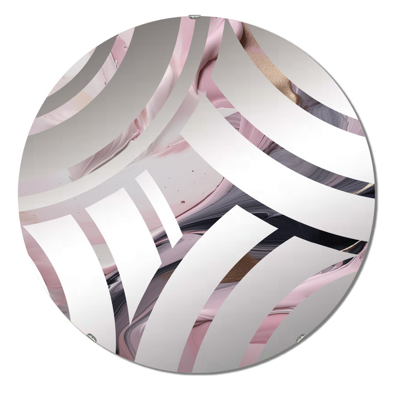 Miroir décoratif Ellana, 23,6 po x 23,6 po