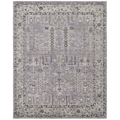 Jaecee Hand Knotted Wool Oriental Area Rug