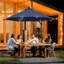 130cm Lighted Market Parasol-99323866