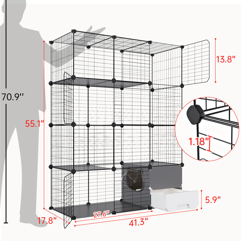 Emmanouela Cat Cage