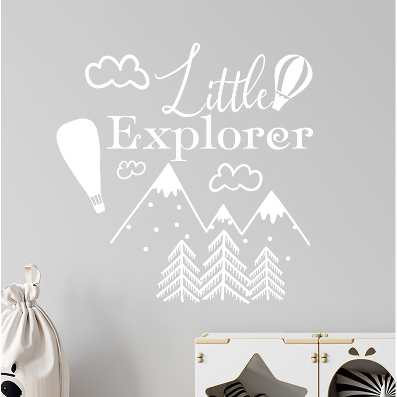Wall Decal, White, 38" H x 38" W