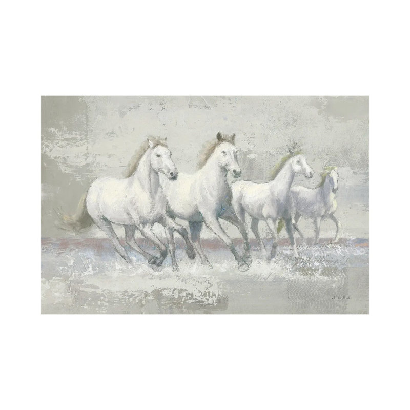 Running Wild Crop I Neutral by James Wiens - Wrapped Canvas Print, 101.6 cm H x 66.04 cm W x 3.175 cm D