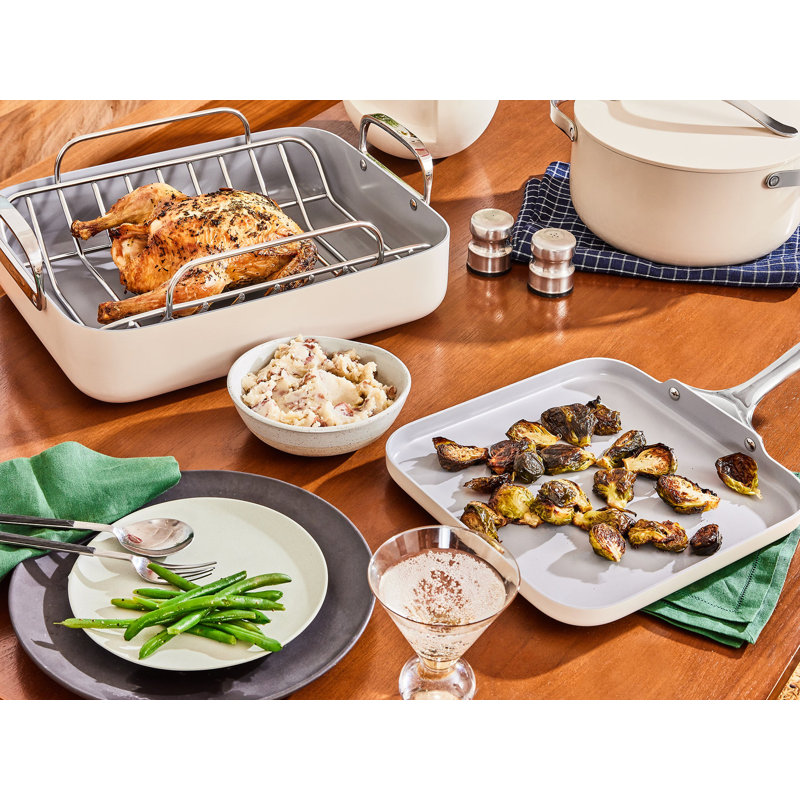 Caraway 5Pc Square Cookware Set, Sage