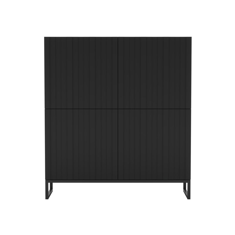 Alik 112cm Sideboard, Black