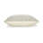 Square Accent Throw Pillow, 20 Inch, White And Gray Stripes, Polyfill