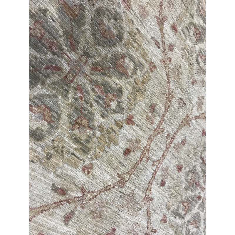 Hand-Knotted High-Quality Beige Area Rug