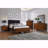 Dark Walnut 2-Drawer Nightstand