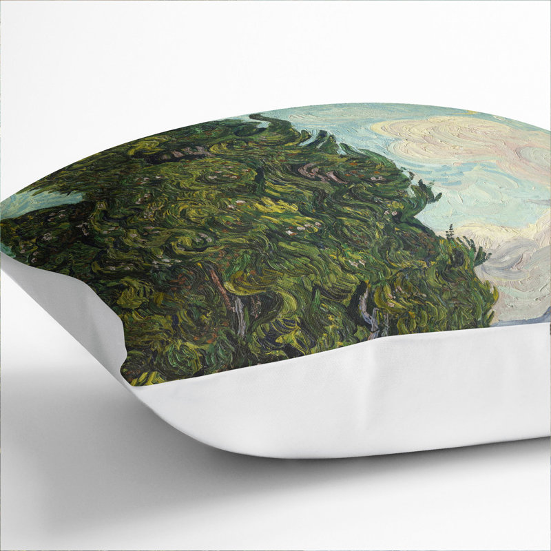 Square Cushion, 40cm H x 40cm W x 15cm D, White