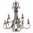 Karcher 9 - Light Chandelier - Rubbed Bronze-86655439