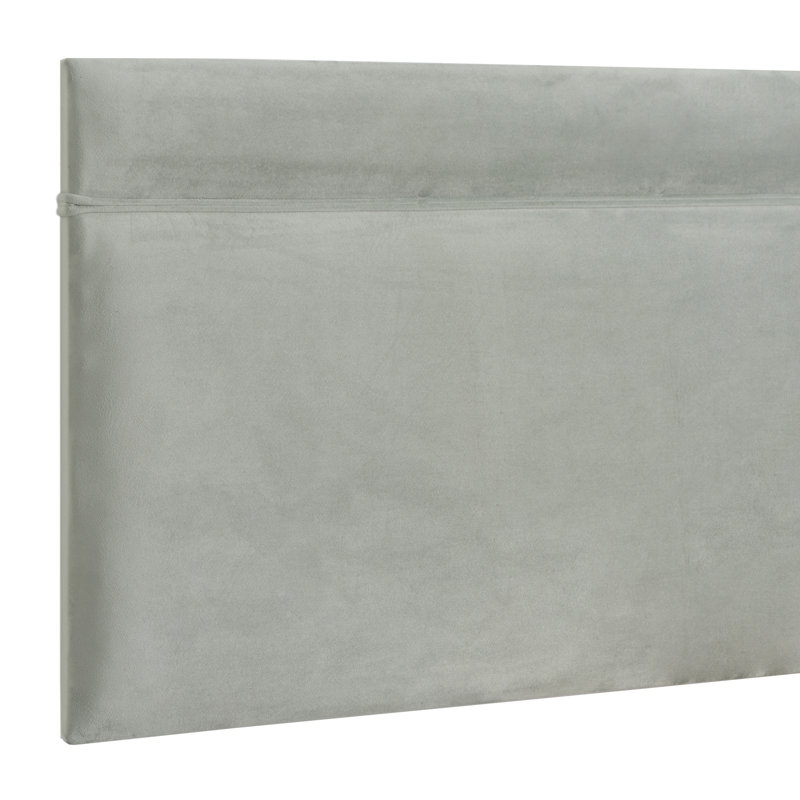 Arturo Upholstered Headboard, Plush Sage, Single (3'), Velvet