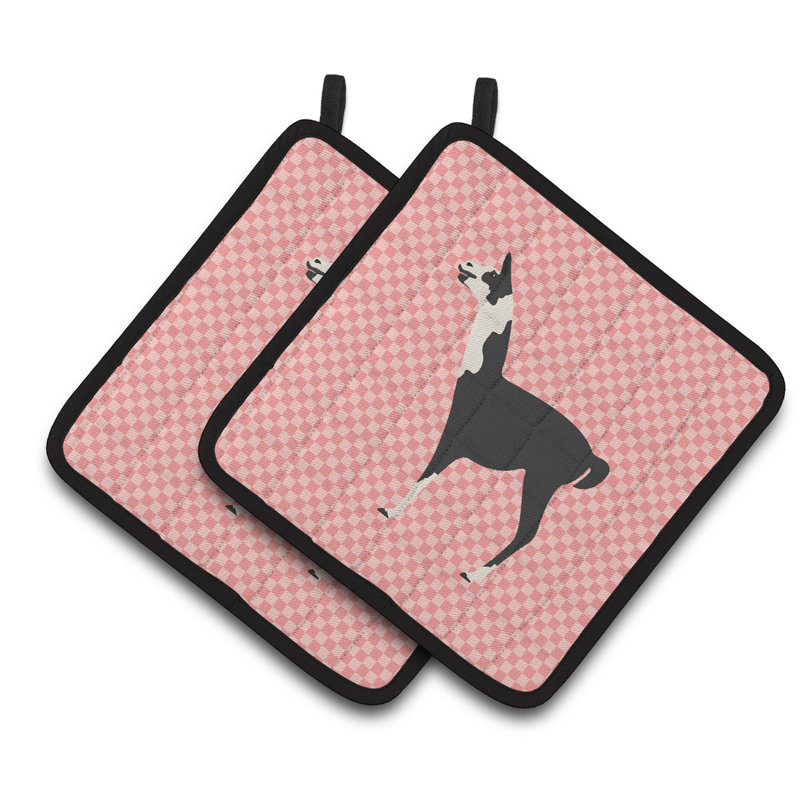 Caroline's Treasures Polyester Potholder, Pink