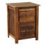 2 - Drawer Solid Wood File Cabinet