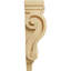 Petit corbeau en bois de pilastre traditionnel l 3 po x P 1 3/4 po x H 6 po (paquet de 4)-91124865