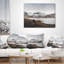 SUV Road Trip Adventure - Coussin imprimé paysage