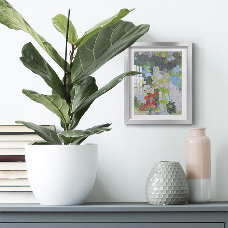 Santa Barbara -Framed Print, Silver