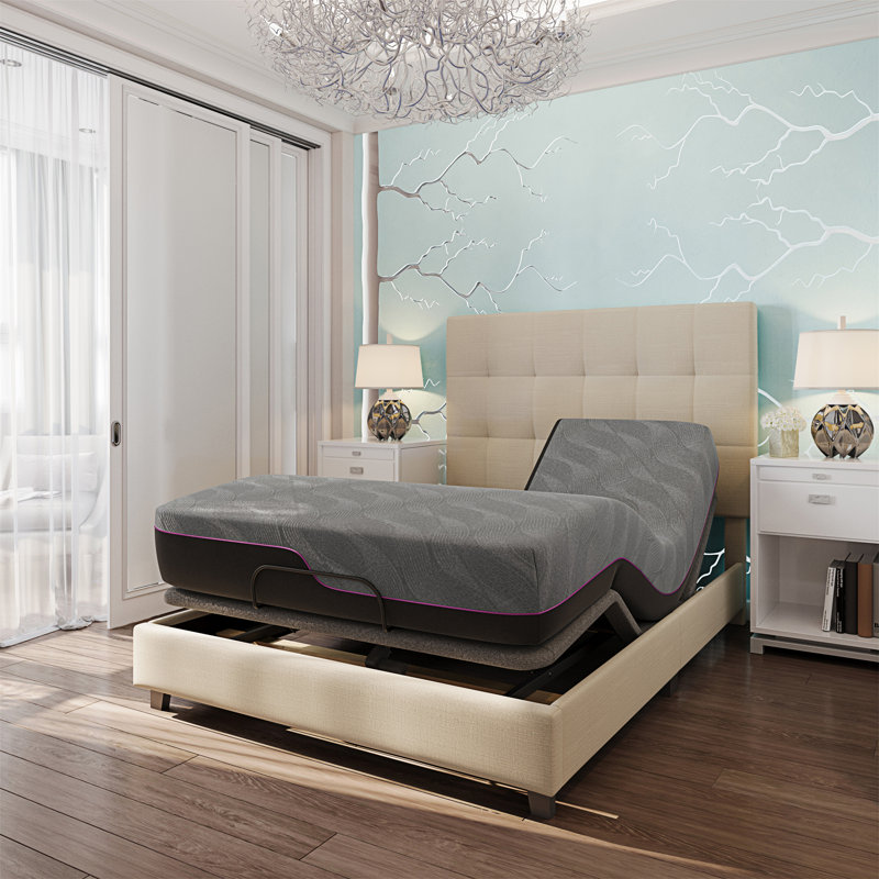 Vefa 11 Inch Renew Flex Head Latex Foam Mattress And Adjustable Base Bundle