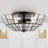 Glass Semi Flush Mount