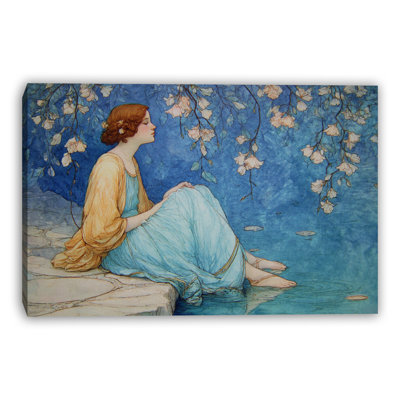 «Lakeside Reverie», art mural sur toile tendue