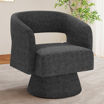Fauteuil demi-tonneau pivotant Modern