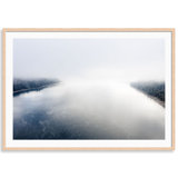 Tahoe Foggy Morning Print by Carly Tabak