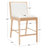 Preston 22.7" Linen Counter Stool-81471670