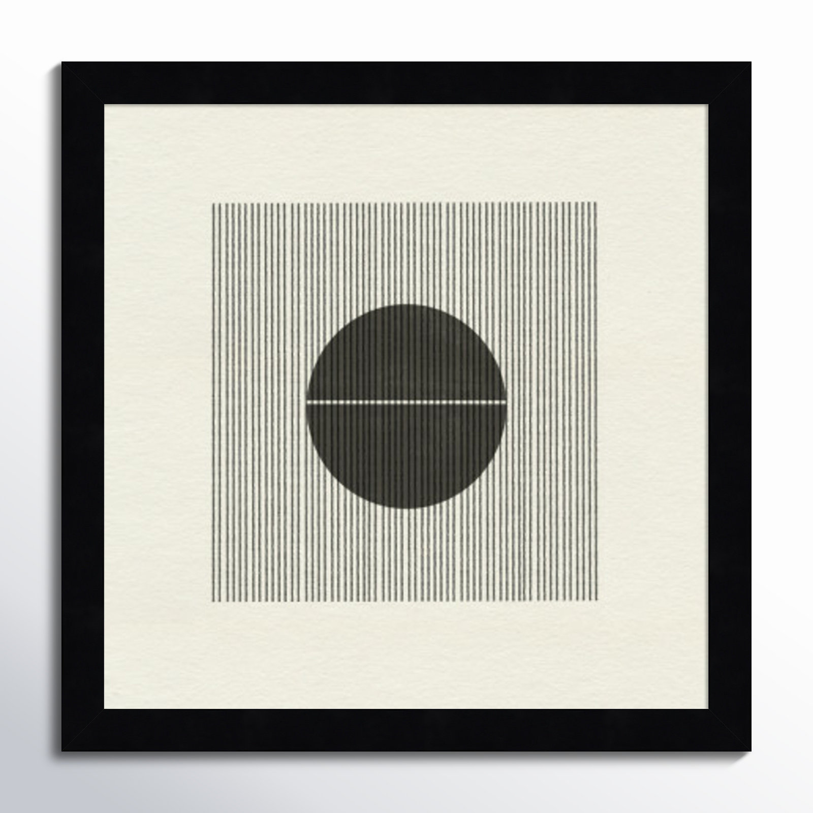 Paper Object No 5 by The Miuus Studio, 13" H x 13" W x 1" D, Black