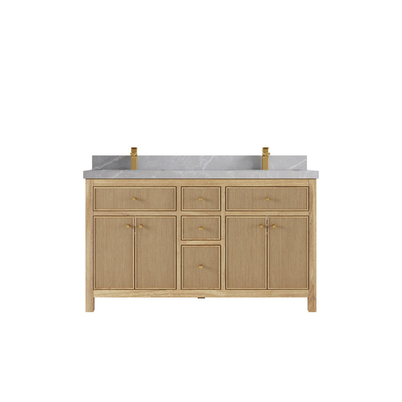 Ensemble de meuble-lavabo double 60 po Sonoma