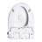 Portable Bidet Toilet Seat With Sensor Auto Open/Close, Digital Display, Side Control Mode, Four Heating Options For Elongated Toilets In Bathroom Smart Water Temperature Adjustment, And Night