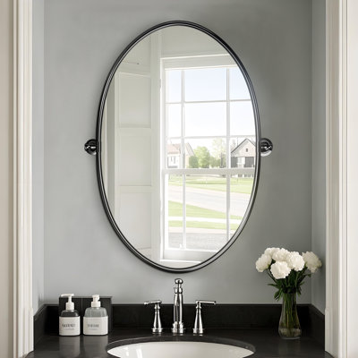 Miroir de salle de bain inclinable