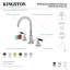 Robinet de salle de bain espacé avec ensemble de drain Kaiser-49275008