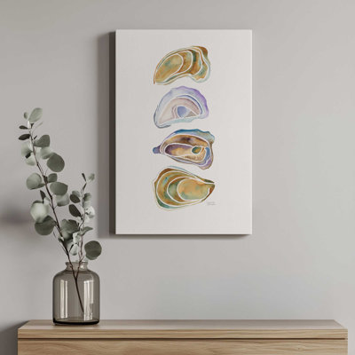 «Watercolor Oysters» par Garima Dhawan, reproduction d'art sur toile