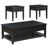 3 Pieces: Coffee Table, 2 End Tables