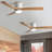 Janely 42 " Ceiling Fan with LED Lights with Light Kit
