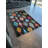 Black-Themed Multi-Colored Surrealist Shape Patterned Creative Modern Decorative Rug-790753786