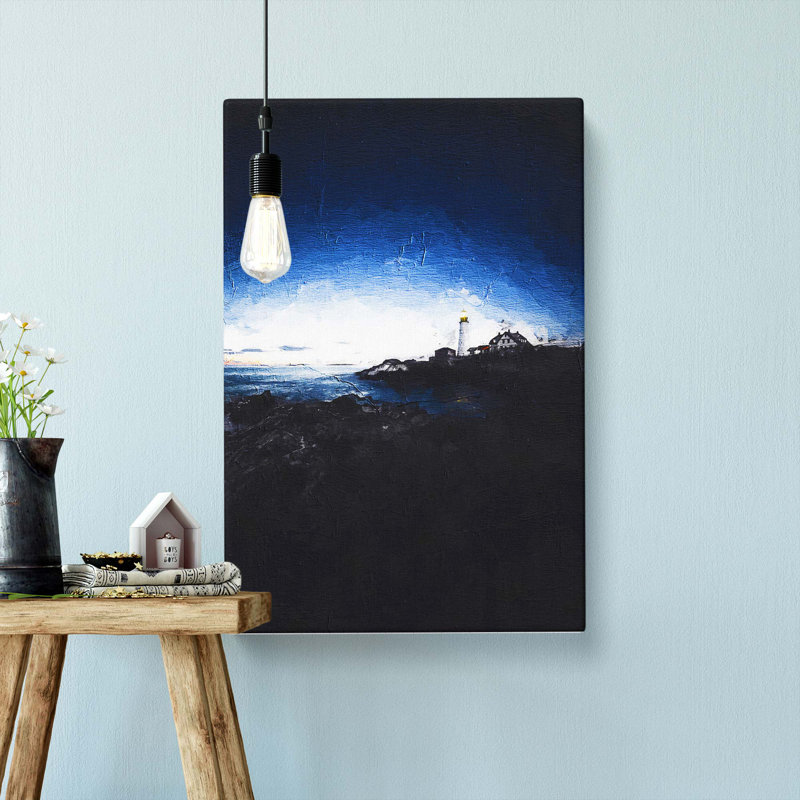 Portland Maine Lighthouse - Wrapped Canvas, 76cm H x 50cm W x 3cm D