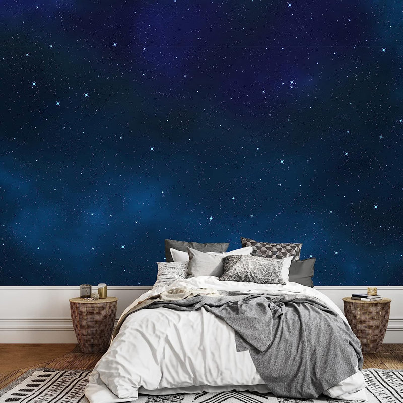 Papier peint transparent Planète dans l'espace extra-atmosphérique Galaxy, L 66 po x l 96 po