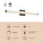 Geri 30-in Black dimmable LED Wall Sconce-123294069