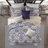 6 Piece Reversible Quilt Set With Throw Pillows Navy/Tan Full/Queen