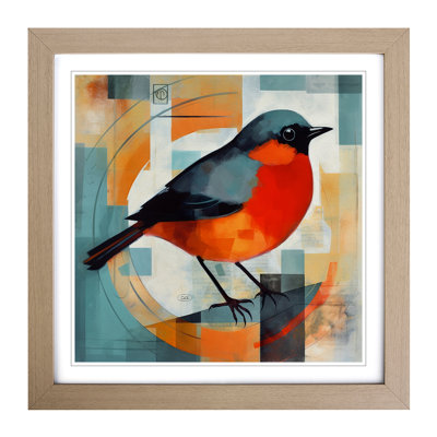 Robin Constructivism - Framed Print
