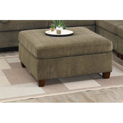 Canapé d'angle contemporain en tissu chenille modulaire, confortable et multifonctionnel pour le salon