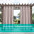 Biscayne Indoor/Outdoor Two Tone Textured Grommet Top Curtain Panel Pair-730955699-730955708