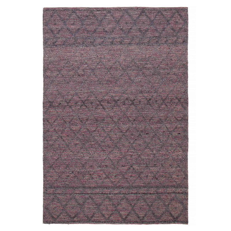 Tapis rectangulaire en laine 6 pi x 9 pi 1 po Sulai