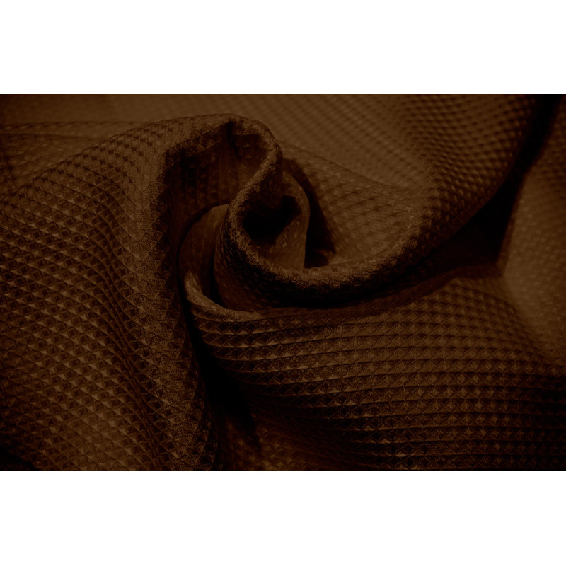 Rideau de douche simple Anghard, Brun