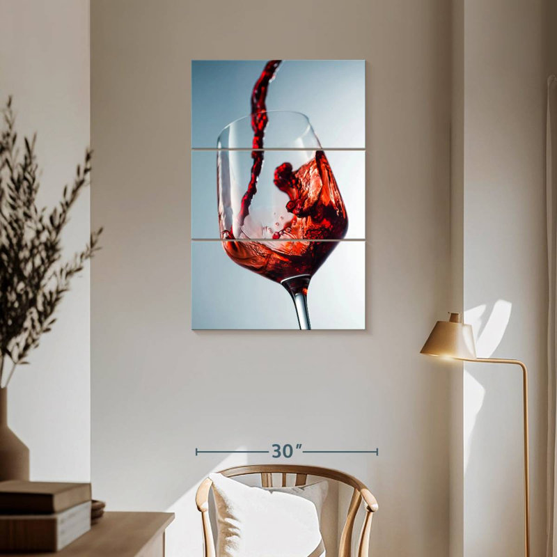 Yarlin pour le vin rouge, H 57 po x l 36 po