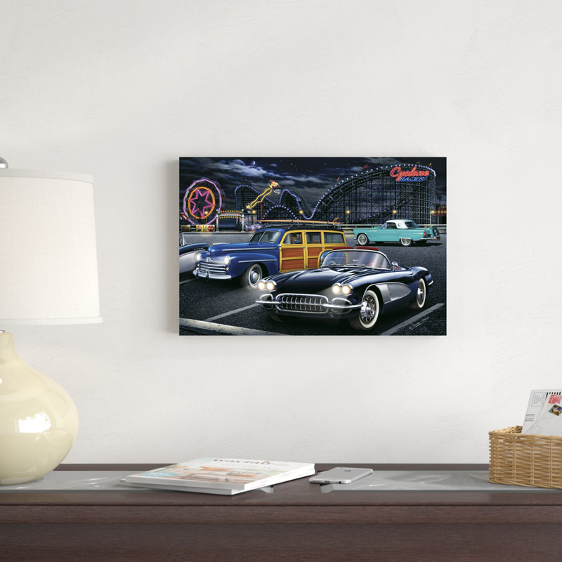Diners And Cars III, H 12 po x l 18 po x P 1,25 po