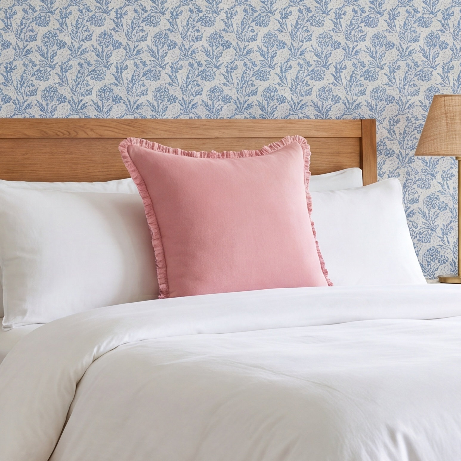 Danza Cotton Shams, Euro, Blush