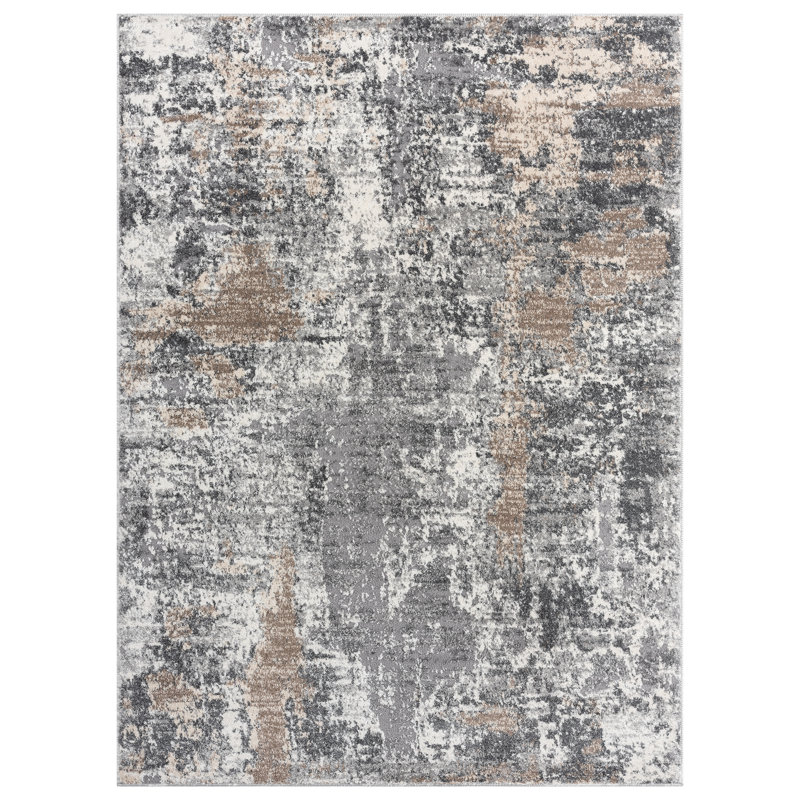 Abstract Indoor Rug, Rectangle 5' x 7'