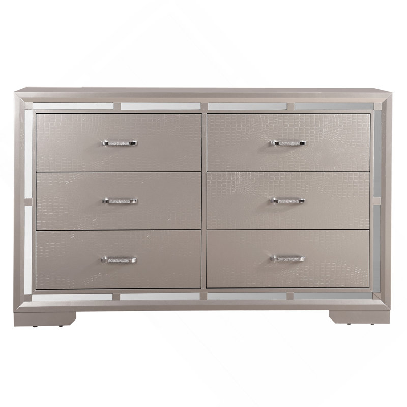 Commode Alana G6800-D, champagne argenté, Champagne